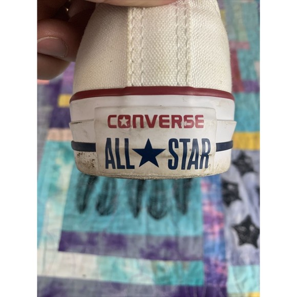 Converse Shoes Mens 5 Womans 7 White Chuck Taylor All Star Low Lo Lace - Picture 4 of 9